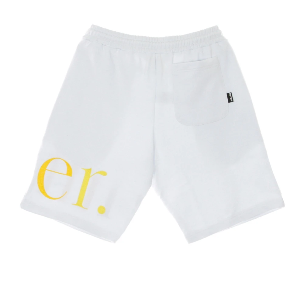 Iuter Witte Tracksuit Shorts voor Mannen White Heren