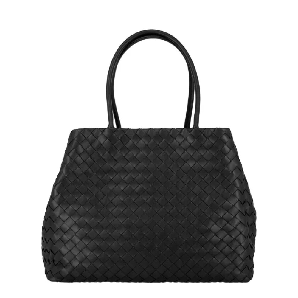 Bolso Bottega Veneta de Cuero Negro de Segunda Mano Bottega Veneta