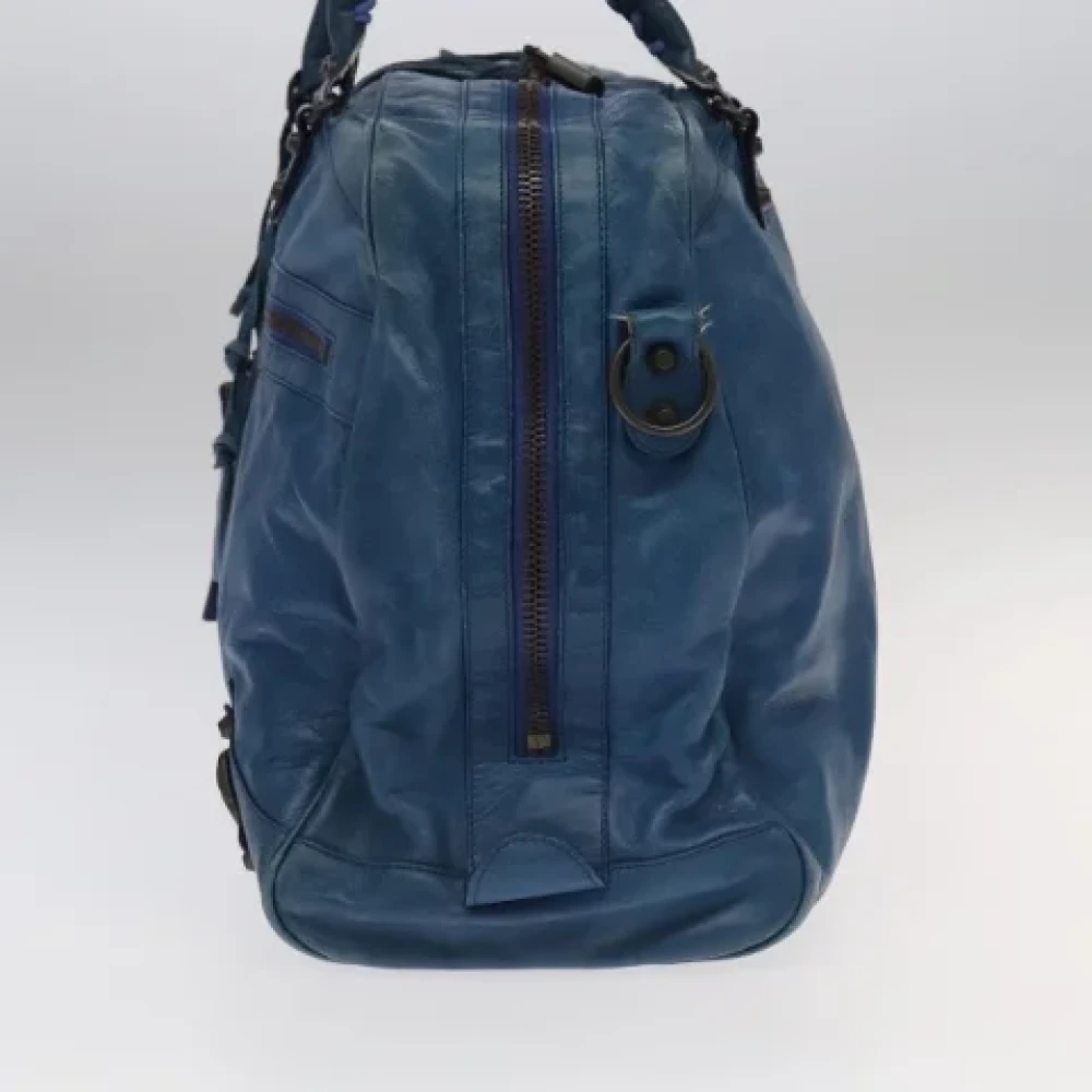 Balenciaga Vintage Pre-owned Leather handbags Blue Dames