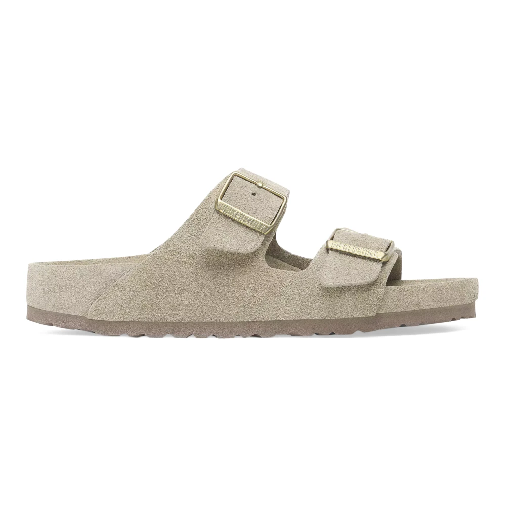 Birkenstock , Sliders, Female, Beige, 4 Uk, Arizona Narrow Fit