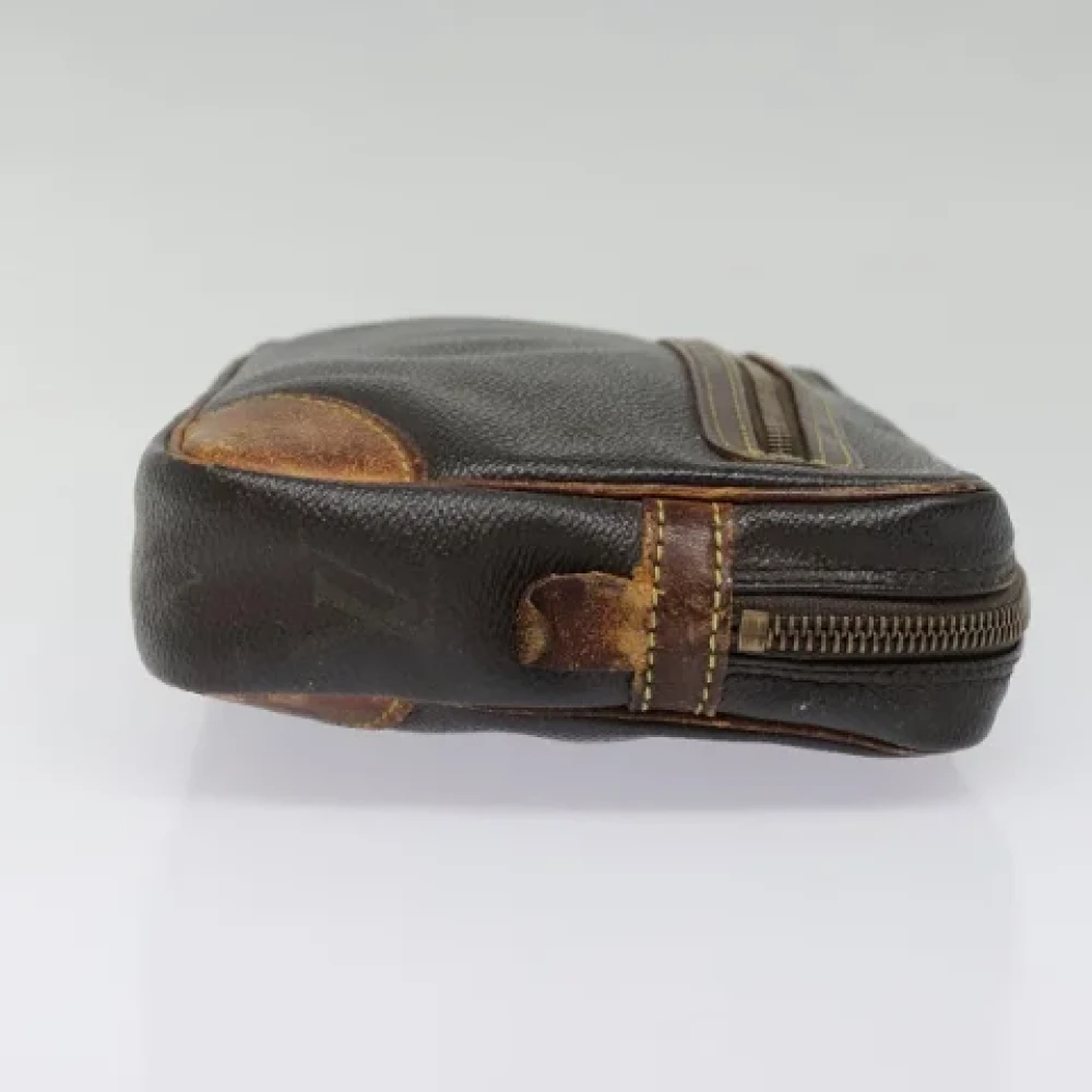 Louis Vuitton Vintage Pre-owned Canvas clutches Brown Dames