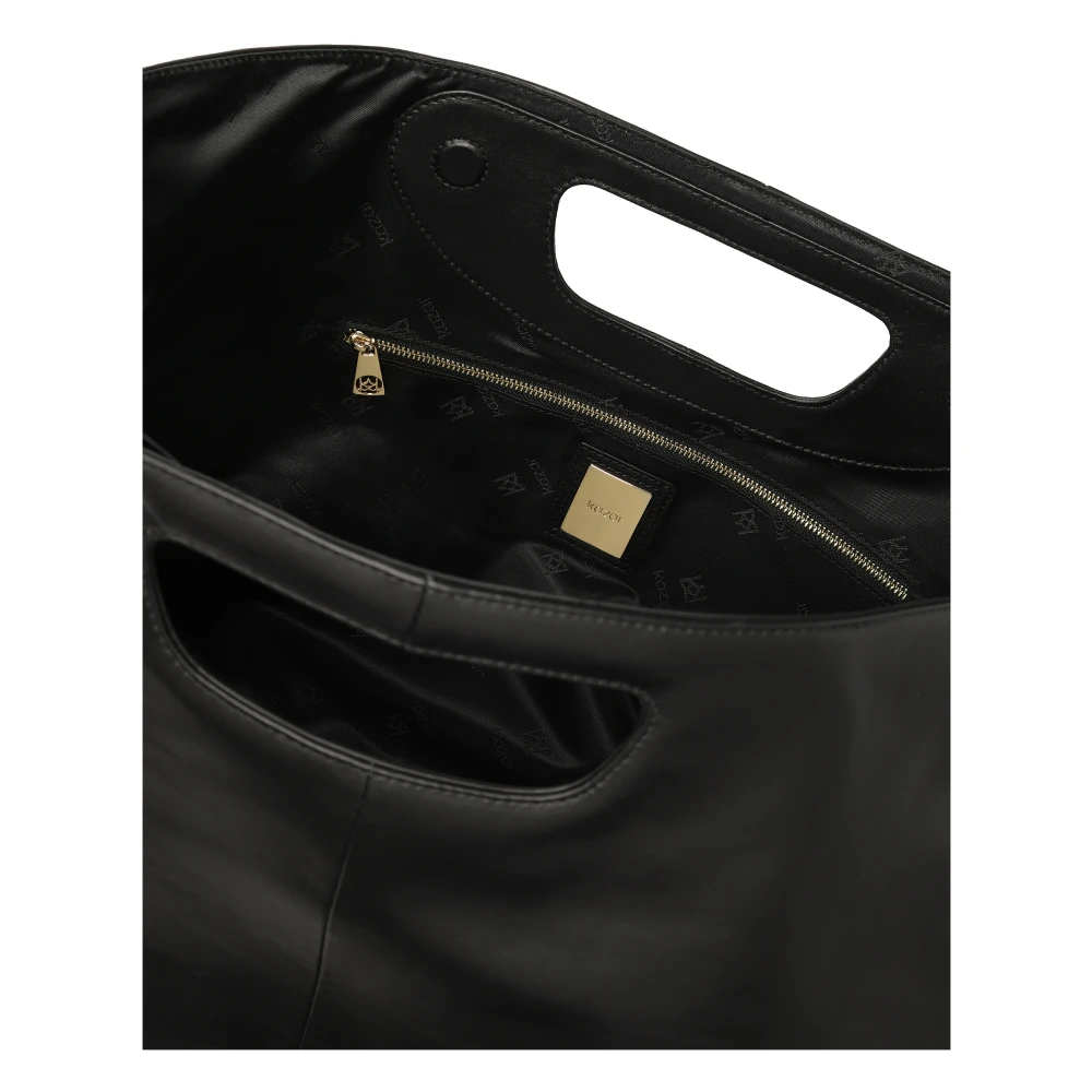 Kazar Grote leren handtas met etui Black Dames
