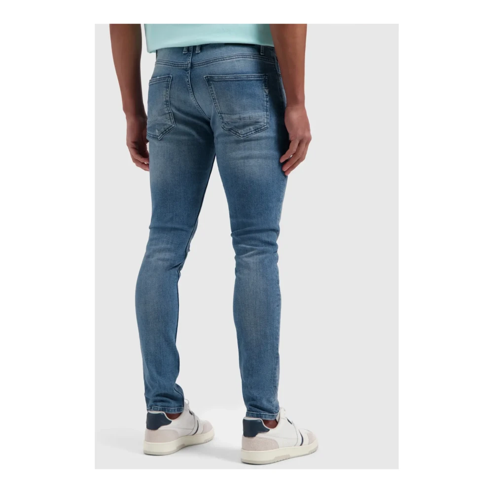 Pure Path Mid Blue Denim Jeans Blue Heren