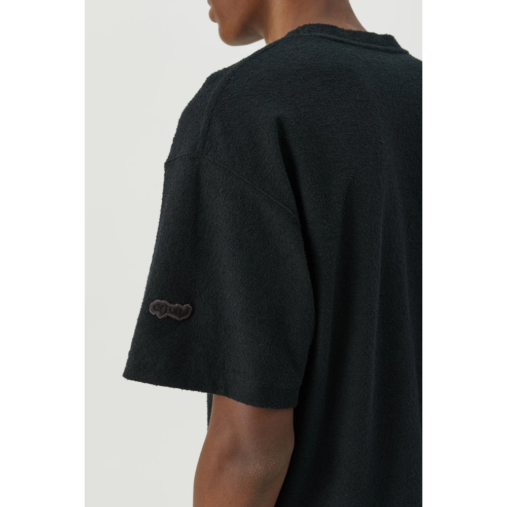 Soulland Boucle Jersey Relaxte T-shirt Black Unisex