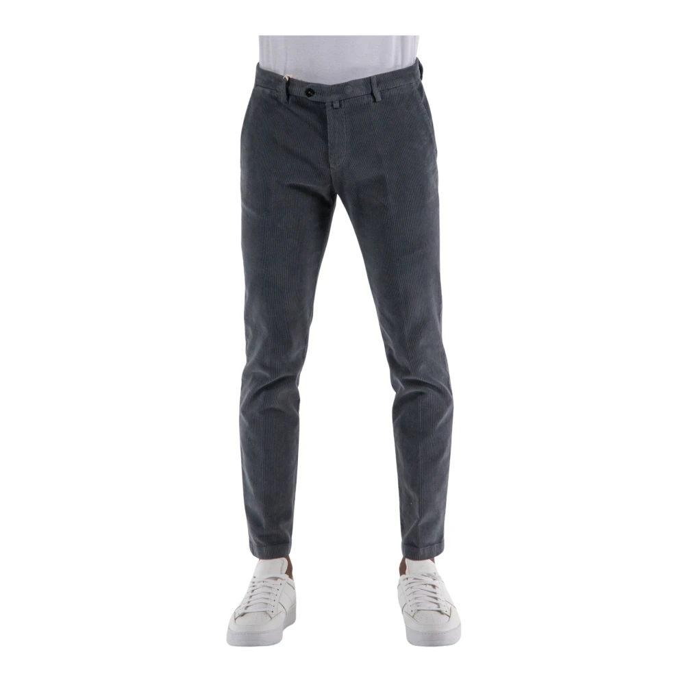 Briglia Geribbelde Broek Gray Heren