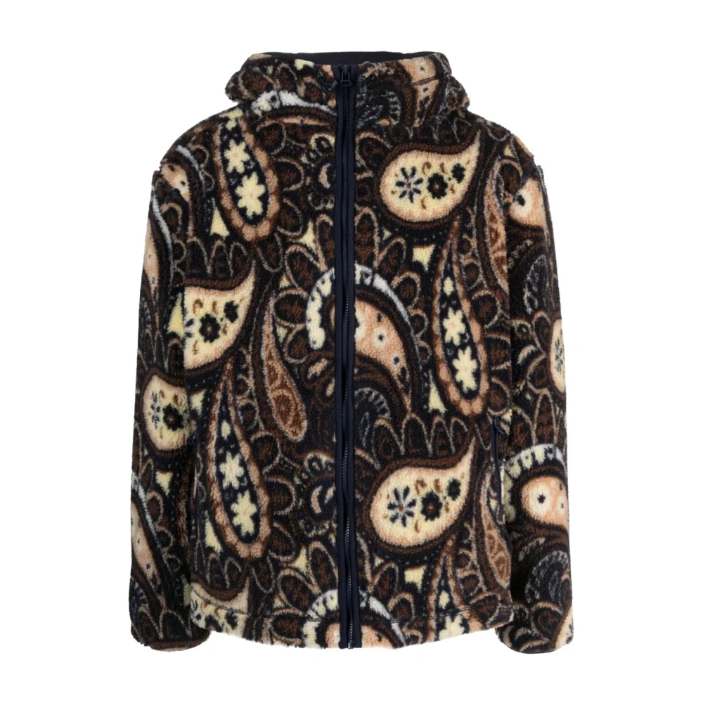 Drole de Monsieur Multicolor Fleece Jas Multicolor Heren
