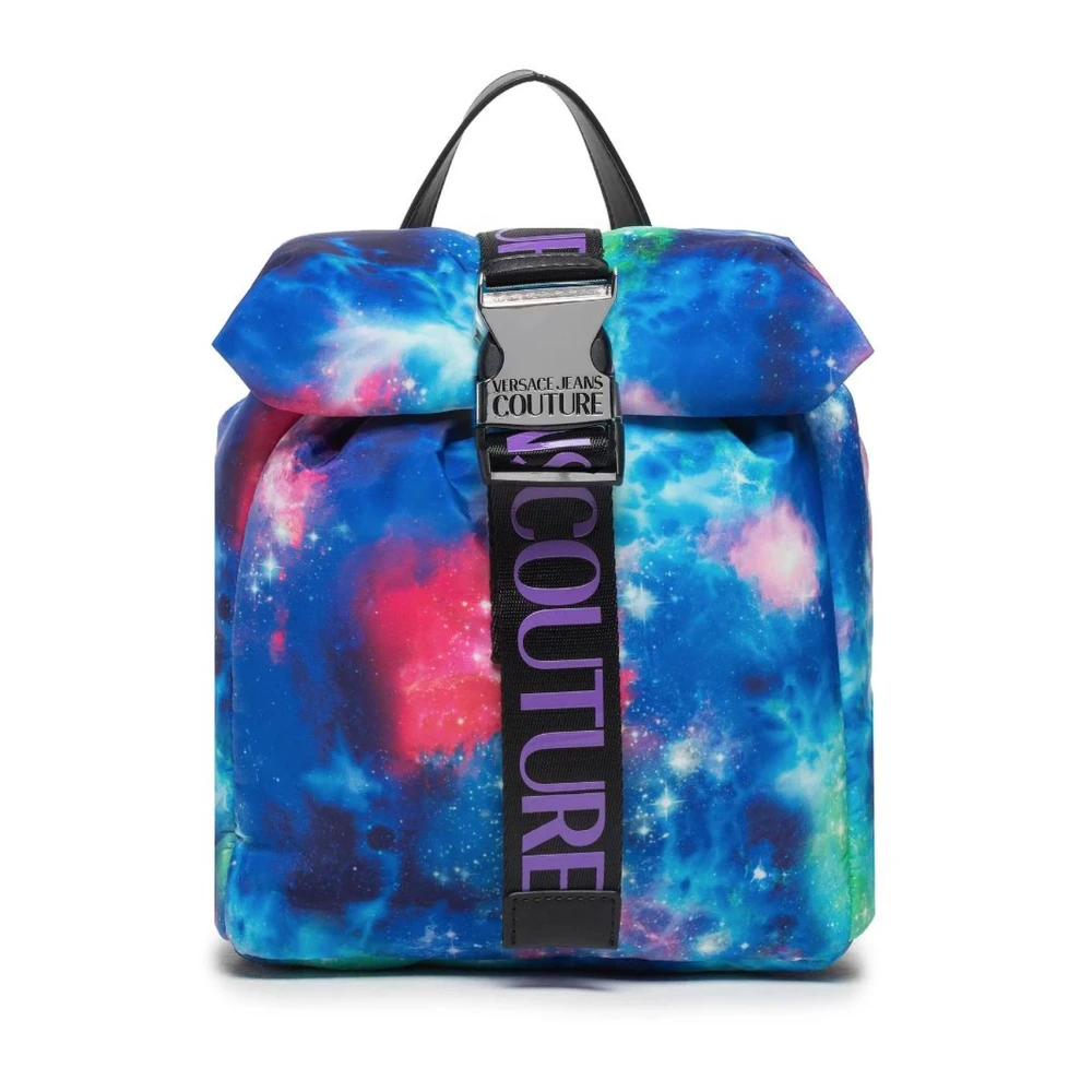 Versace Jeans Couture Ruimte-Thema Nylon Rugzak Multicolor Dames