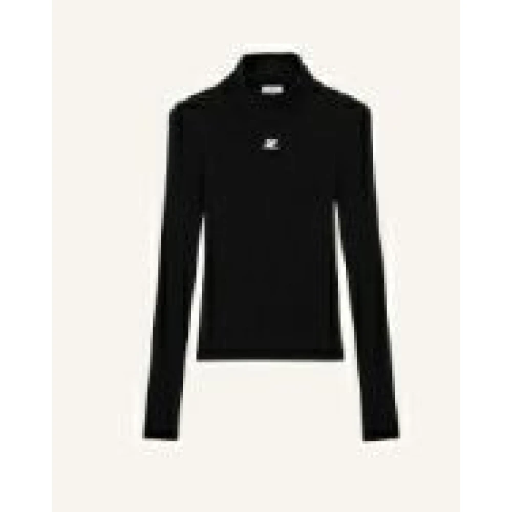 Courrèges Donna Nero Maglie, Xs, New, - Immagine 3