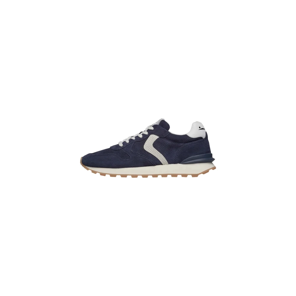 Voile Blanche Men's Blue Sneakers, 8 Uk, Paris Race 050 Suede