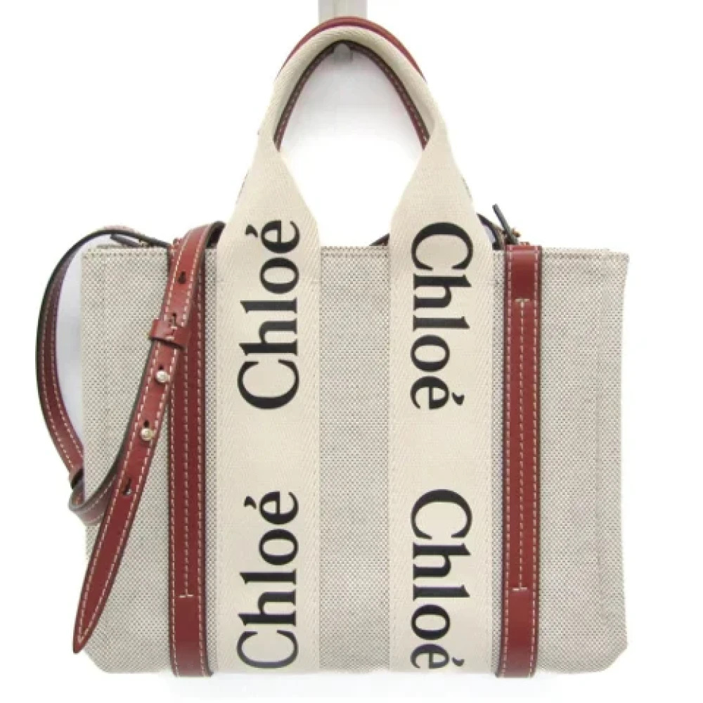 Chloé Pre-owned Canvas handbags Brown Dames