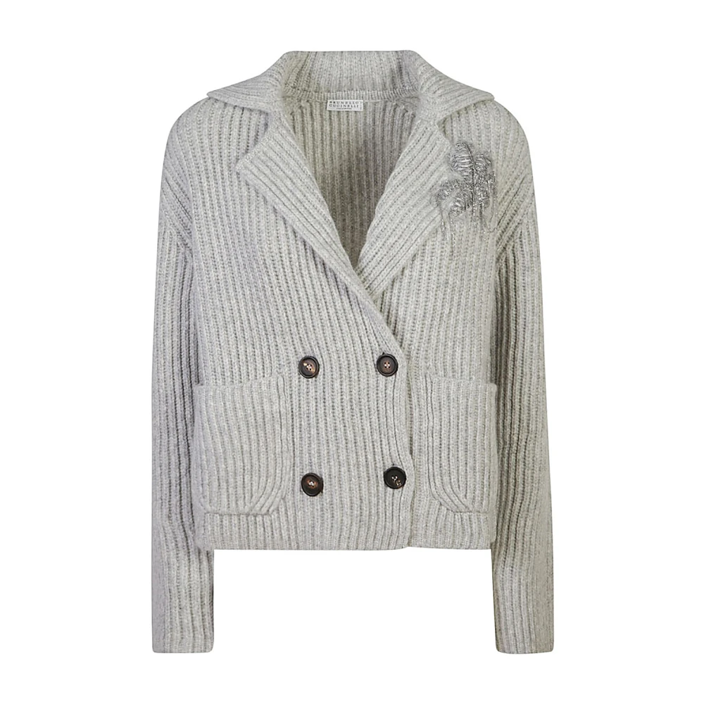 BRUNELLO CUCINELLI Grijze Sweaters voor Mannen Gray Dames
