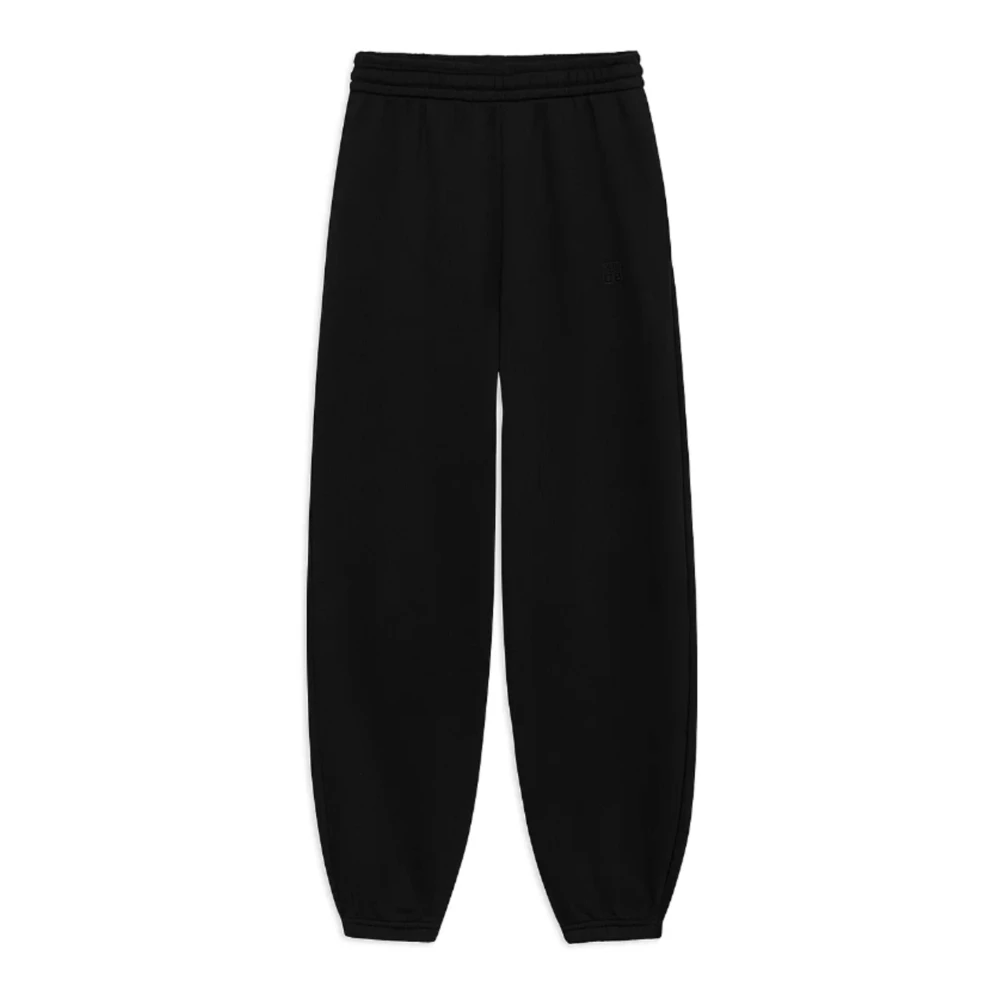 Anine Bing Black Sweatpants, Female, S, Joggers