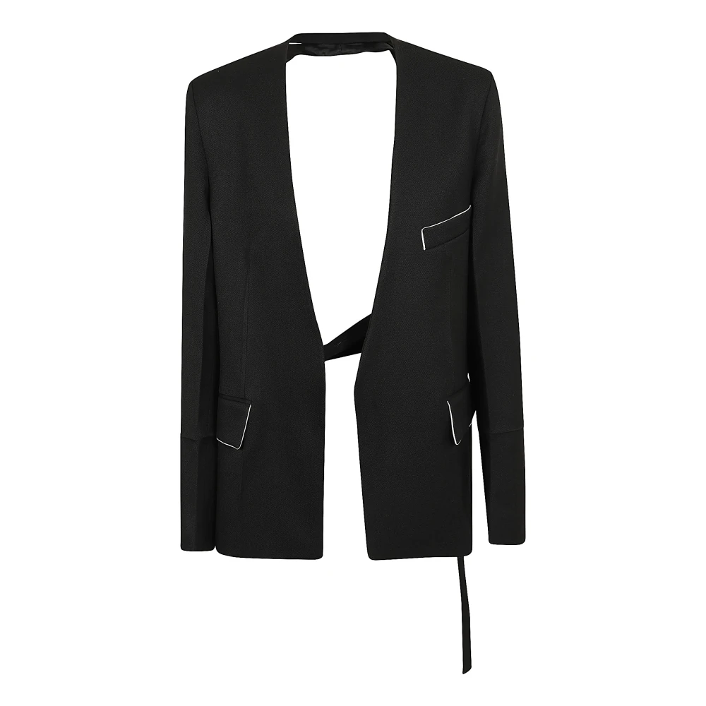 Victoria Beckham Zwarte Blazer Elegante Stijl Black Dames