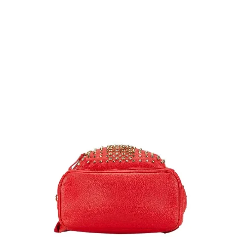 MCM Pre-owned Leather backpacks Red Dames