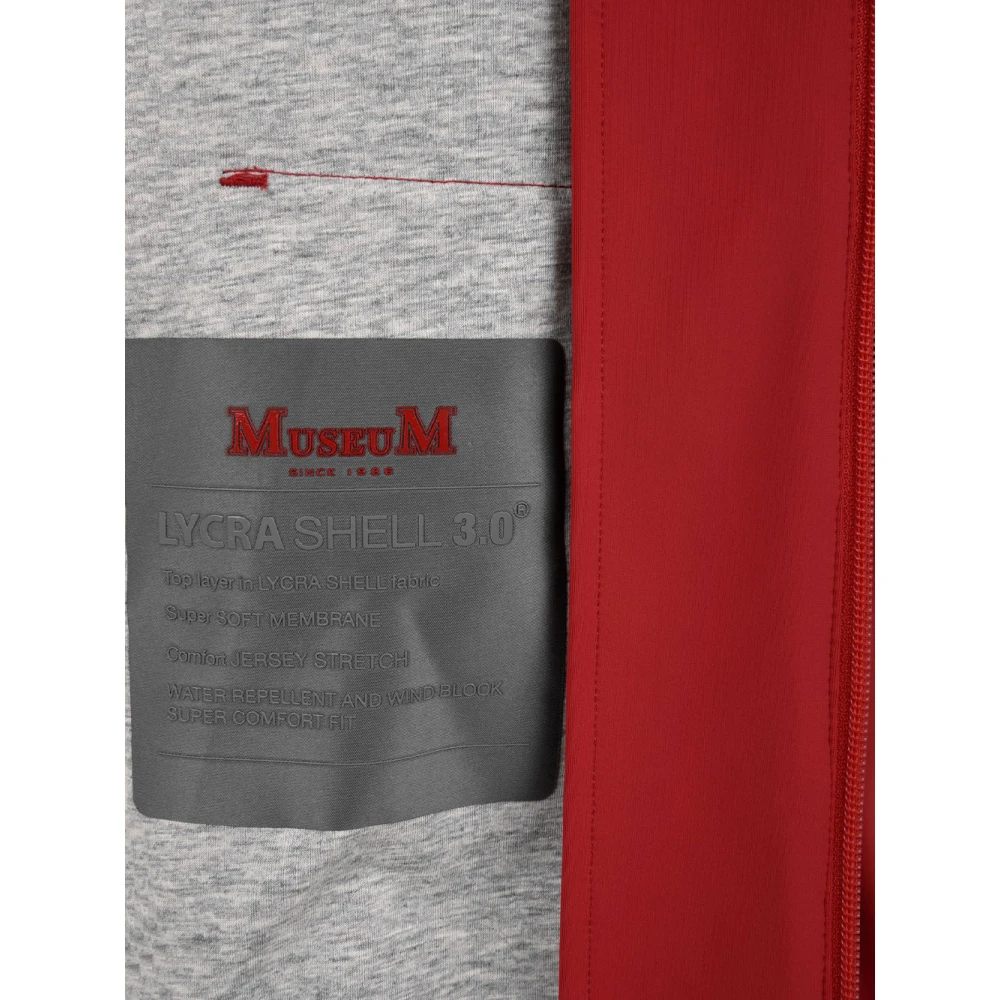 Museum Regenboog Vuurrode Jas Red Heren