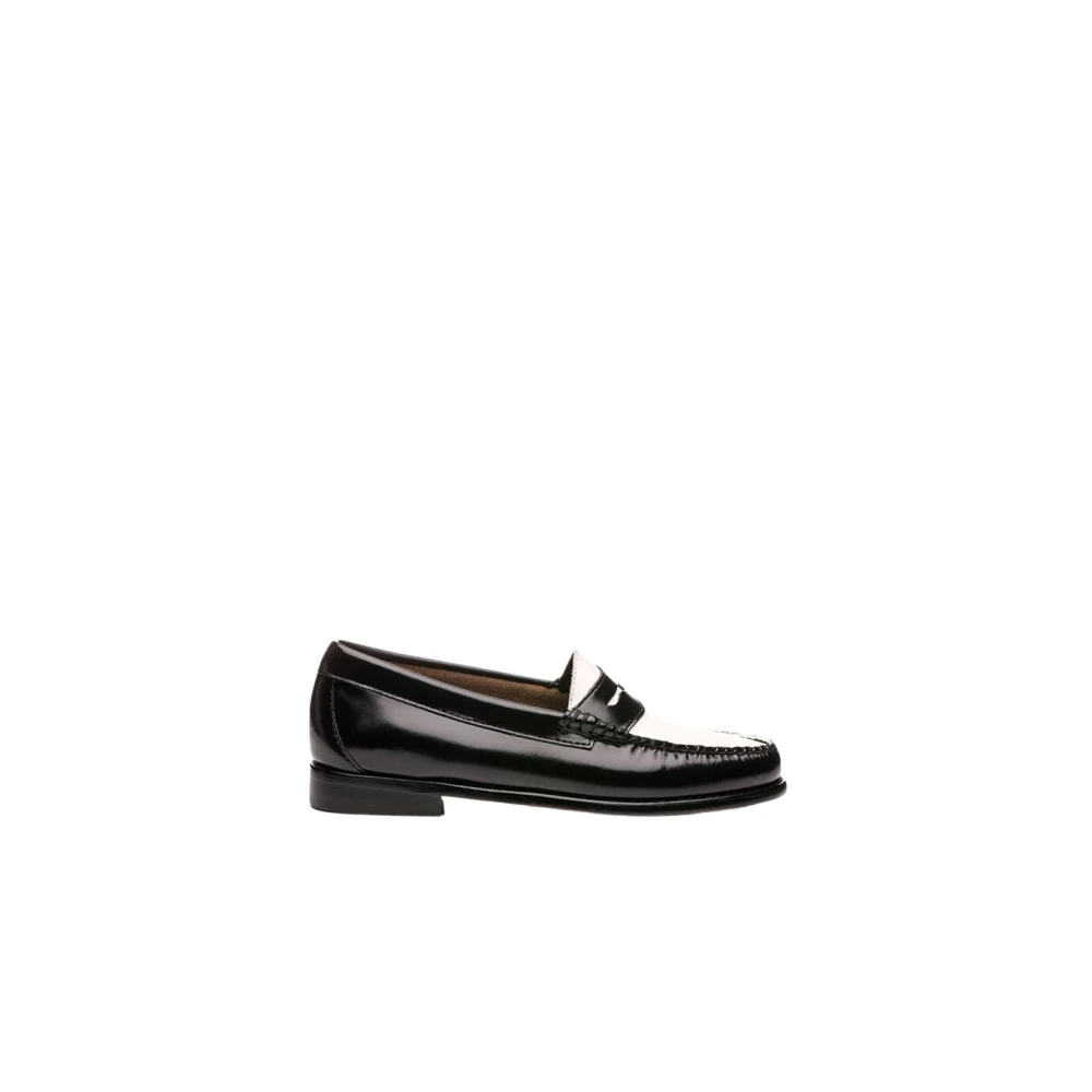 G.h. Bass & Co. Weejuns Penny Two-Tone Loafers Black, Dam