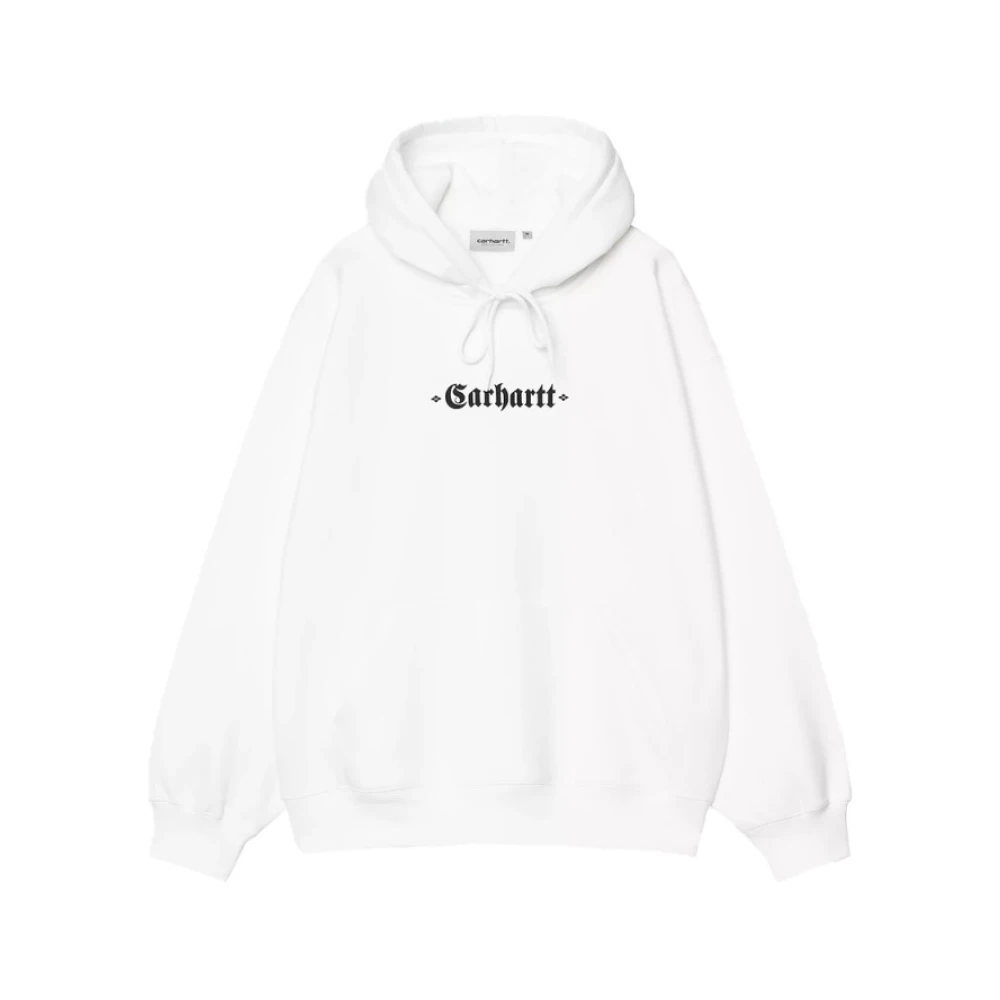 Carhartt WIP Witte Hoodie Lange Mouwen White Heren