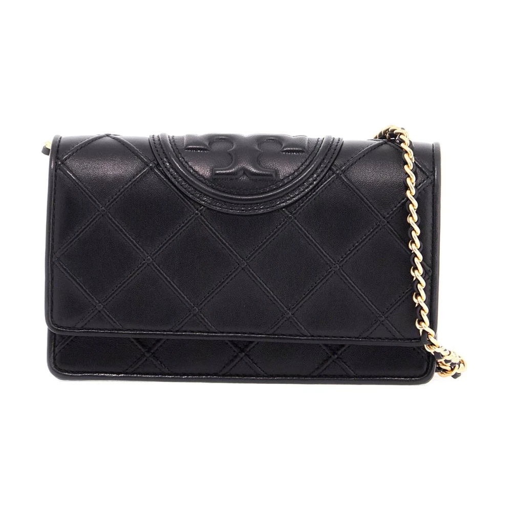 TORY BURCH Diamantquilted Crossbody Tas Black Dames