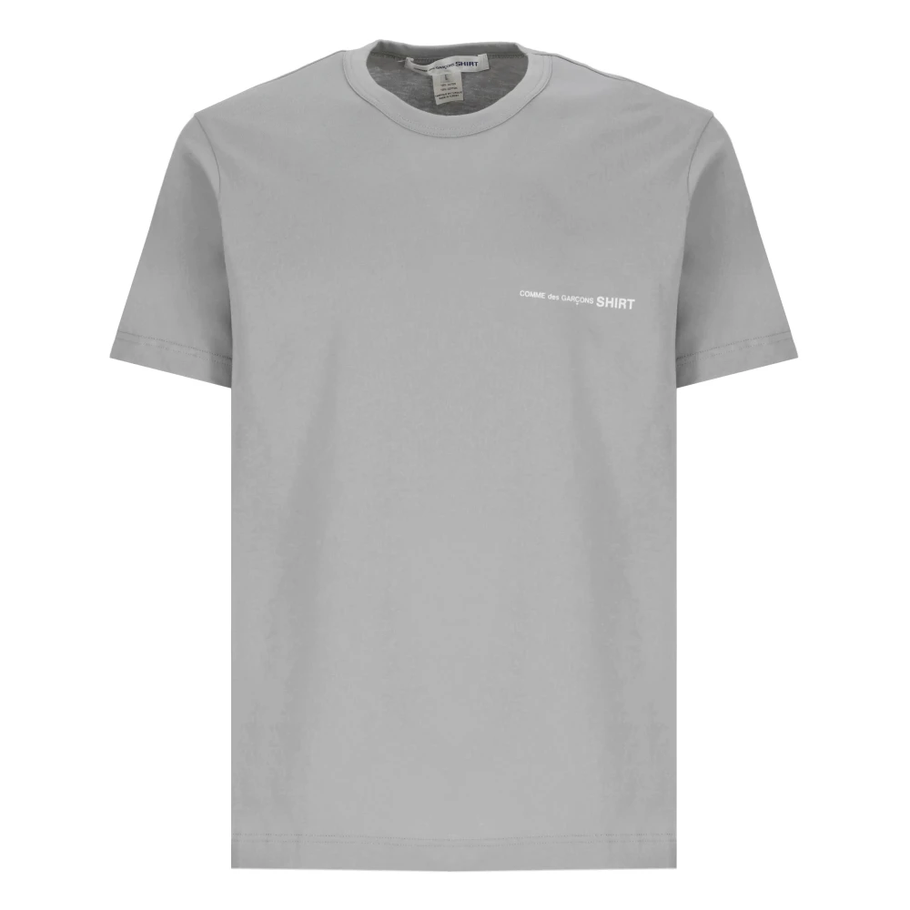 Comme des Garçons Grijze T-shirts en Polos met Logo Gray Heren