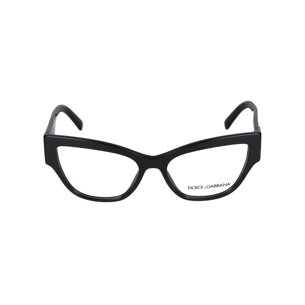 Dolce & Gabbana , Glasses, Female, Black, 55 Mm, Stylish Eyeglasses 0Dg3378 501