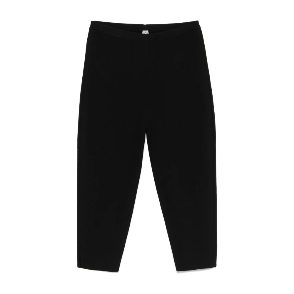 TotêMe Zwarte Capri Broek Slim Fit Black Dames