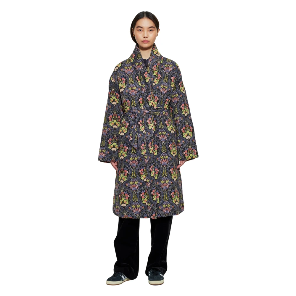 Antik batik Belted Coats Multicolor Dames