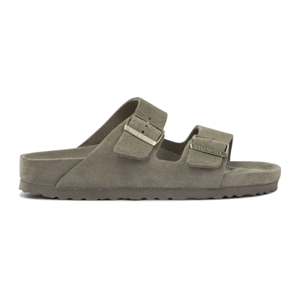 Birkenstock Women's Gray Arizona Exquisite - Sliders - 7 Uk - Shoes