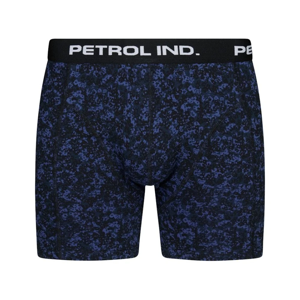 Petrol Heren Boxershorts 2-Pack Donker Zwart Multicolor Heren