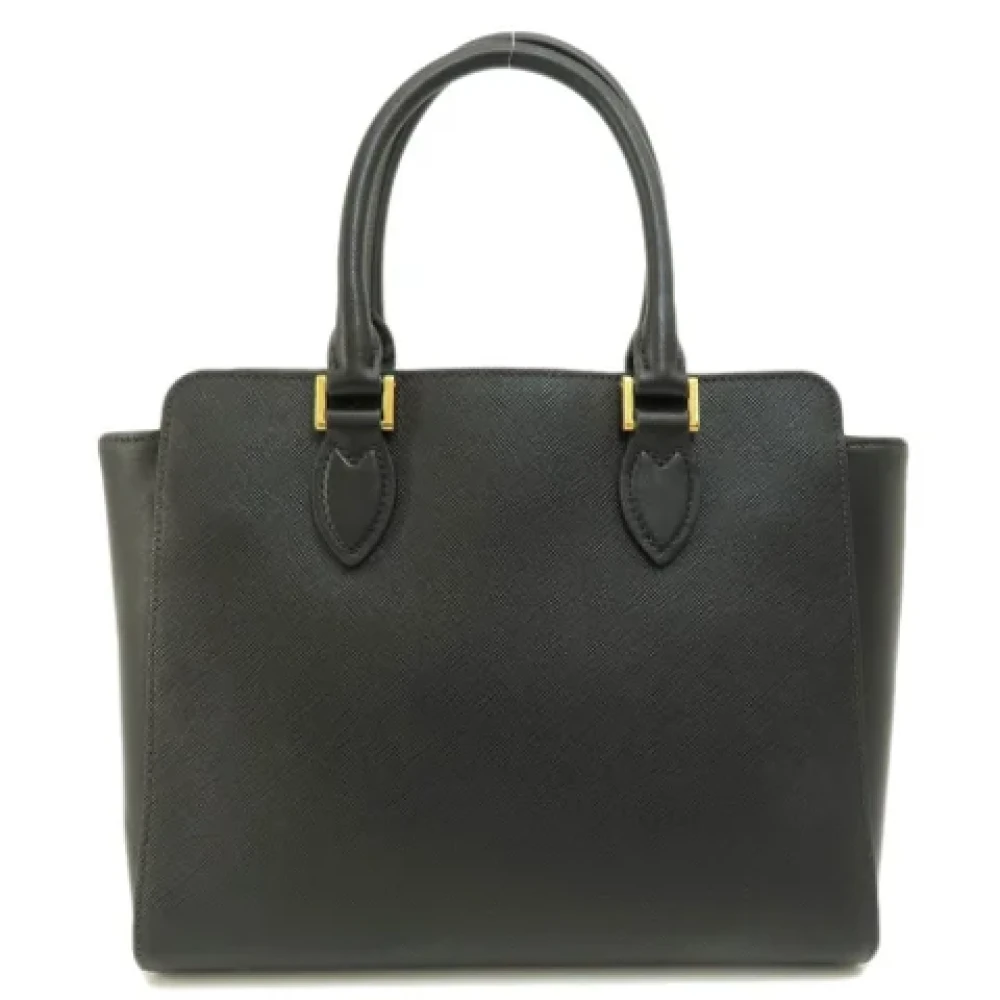 Prada Vintage Pre-owned Leather totes Black Dames