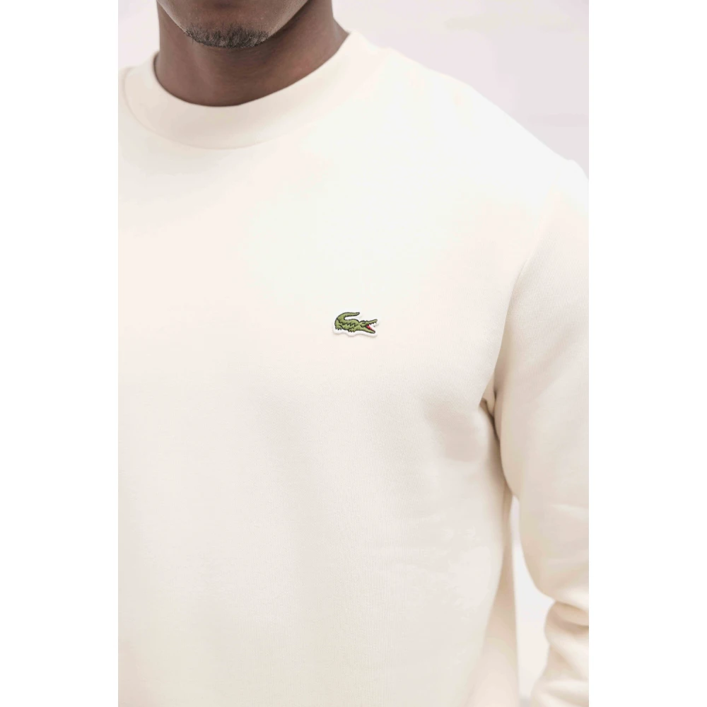 Lacoste Basis Sweater Heren Off-White Beige Heren