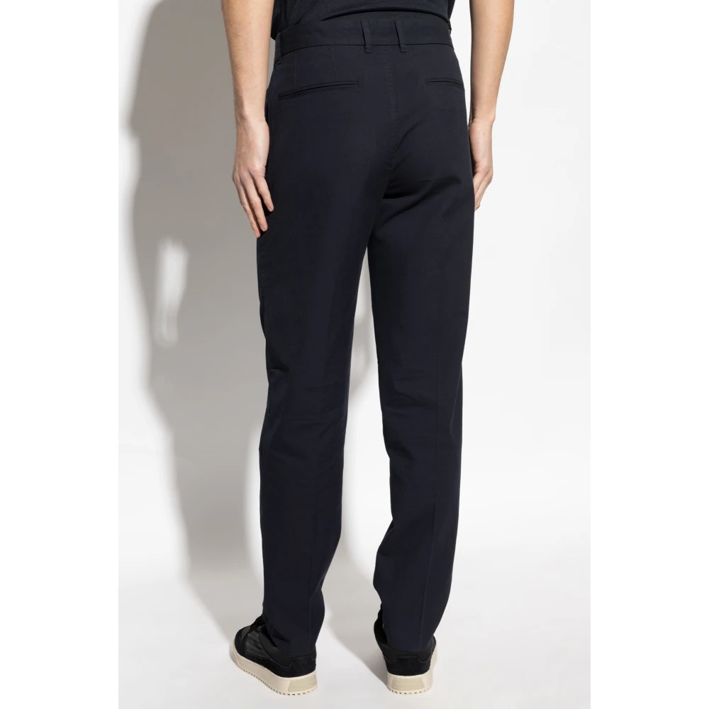 Emporio Armani Geplooide broek Blue Heren