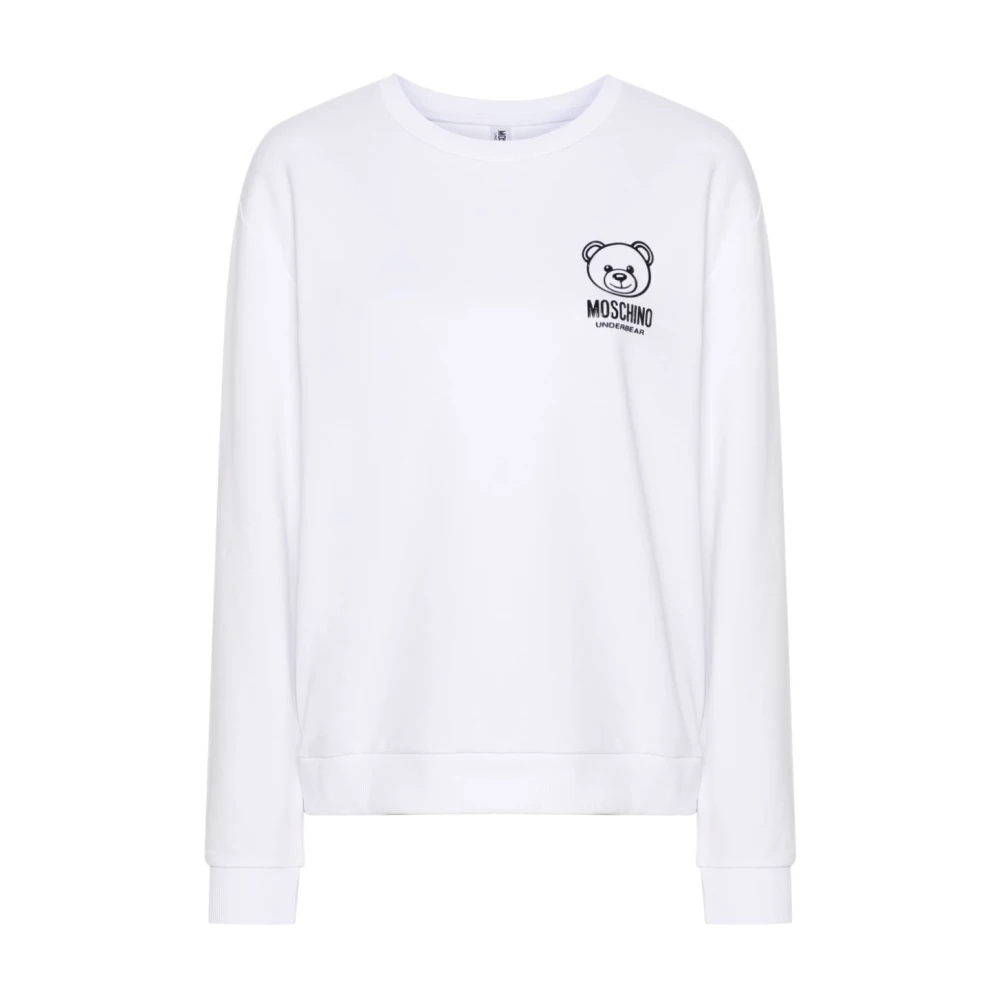 Moschino Witte Sweaters voor Ondergoed White Dames