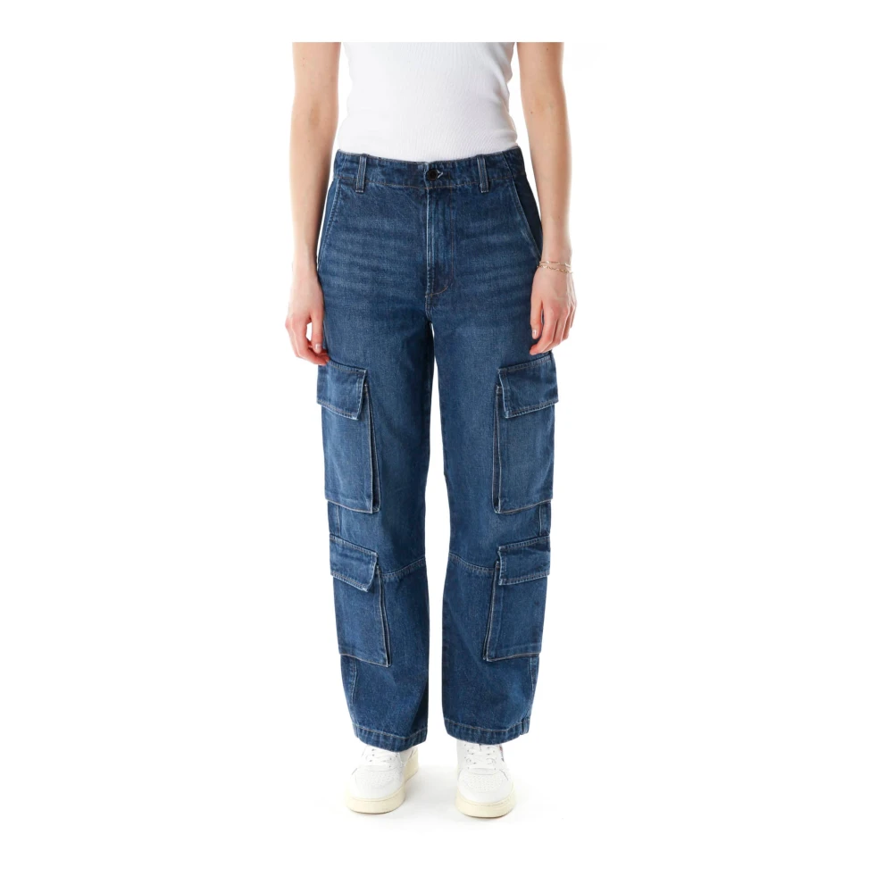 Citizens Of Humanity Women's Blue Loose Fit Jeans, W24, Straight Jeans