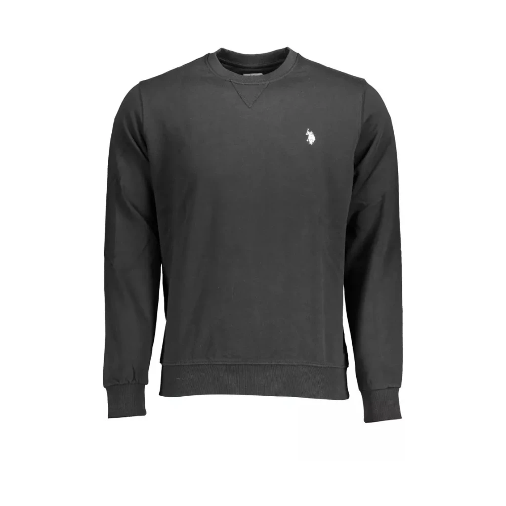 U.s. Polo Assn. Zwarte Crewneck Sweatshirt met Lange Mouwen Black Heren