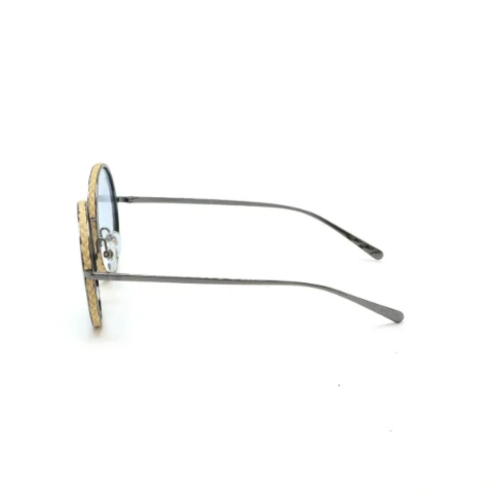 Chanel Vintage Pre-owned Glass sunglasses Blue Dames