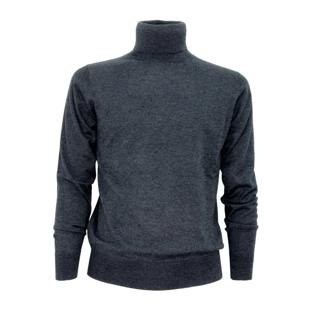 Cashmere Company Men's Gray Turtlenecks, 2XL, Turtleneck
