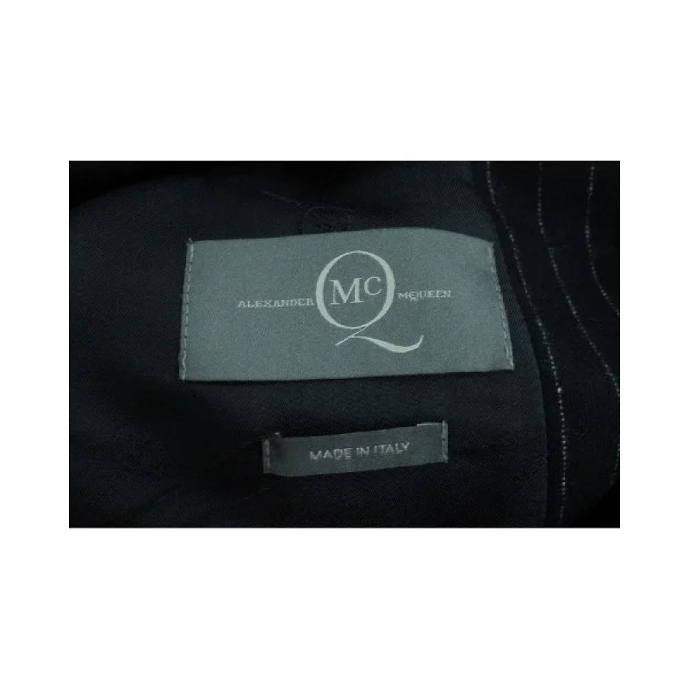 Alexander McQueen Pre-owned Wool outerwear Black Heren