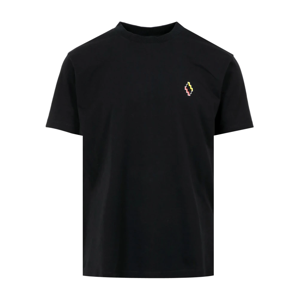 Marcelo Burlon Zwart T-shirt met Grafische Print en Logo Black Heren
