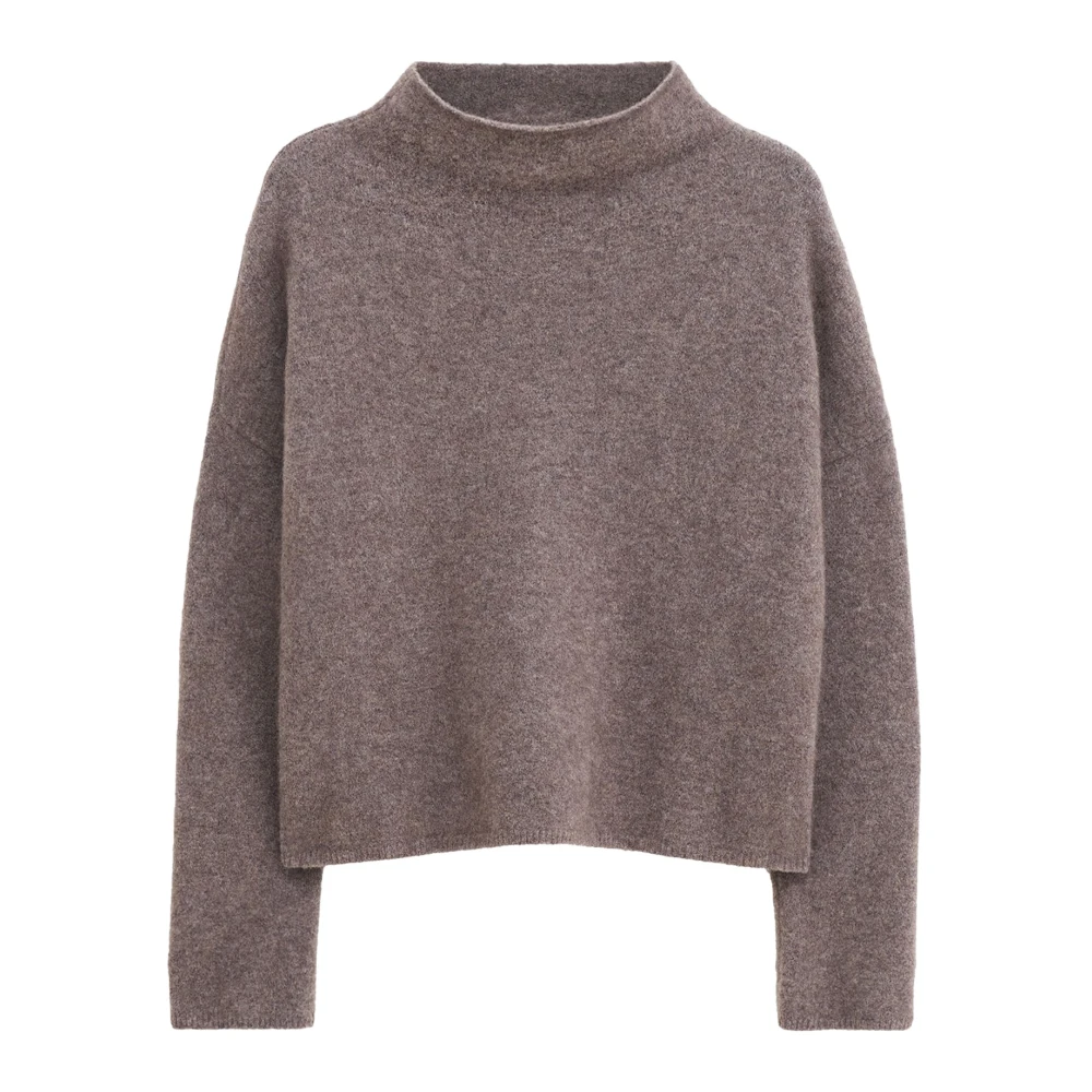 Filippa K Gezellige Yakwollen Trui Beige Dames