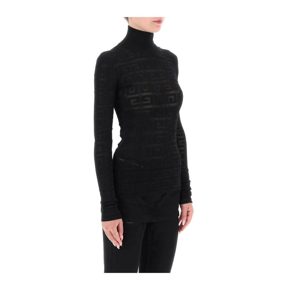 Givenchy Gezellig Gebreide Trui Pullover Black Dames