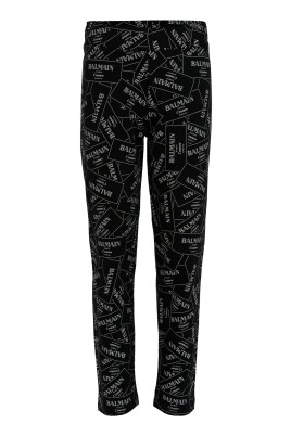 leggings-en-coton-noir-avec-logo-blanc