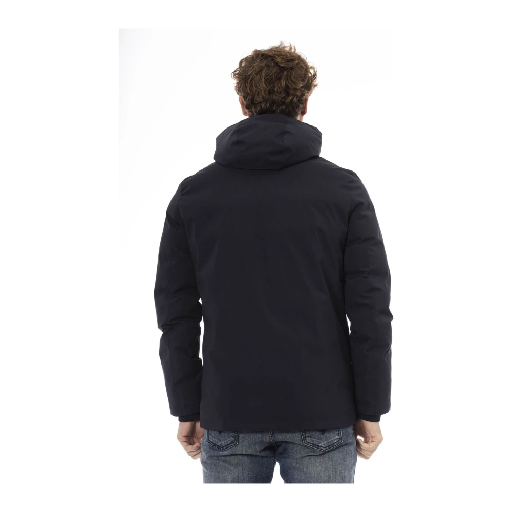 Baldinini Tijdloze Elegante Jas Blue Heren