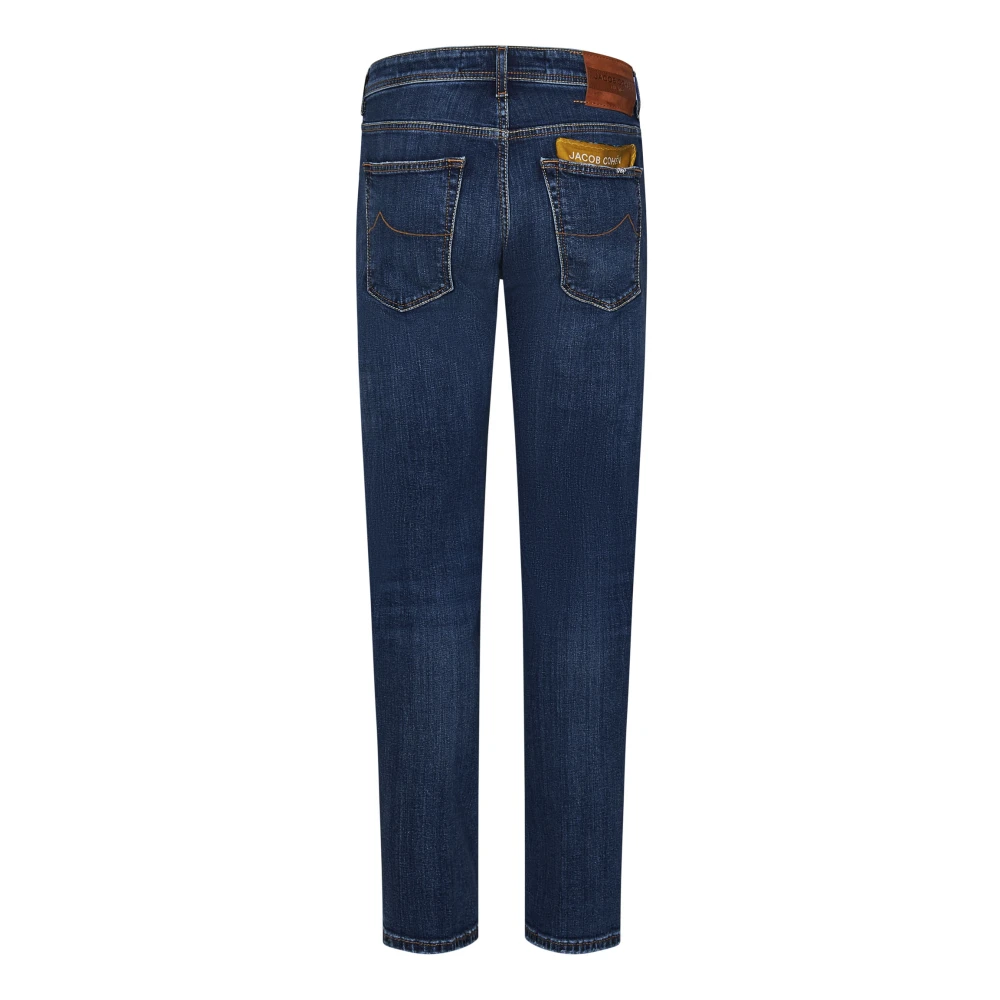 Jacob Cohën Blauwe Slim-Fit Jeans Aw24 Blue Heren