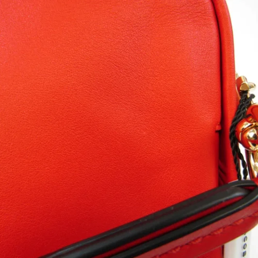 Marc Jacobs Pre-owned Leather shoulder-bags Red Dames