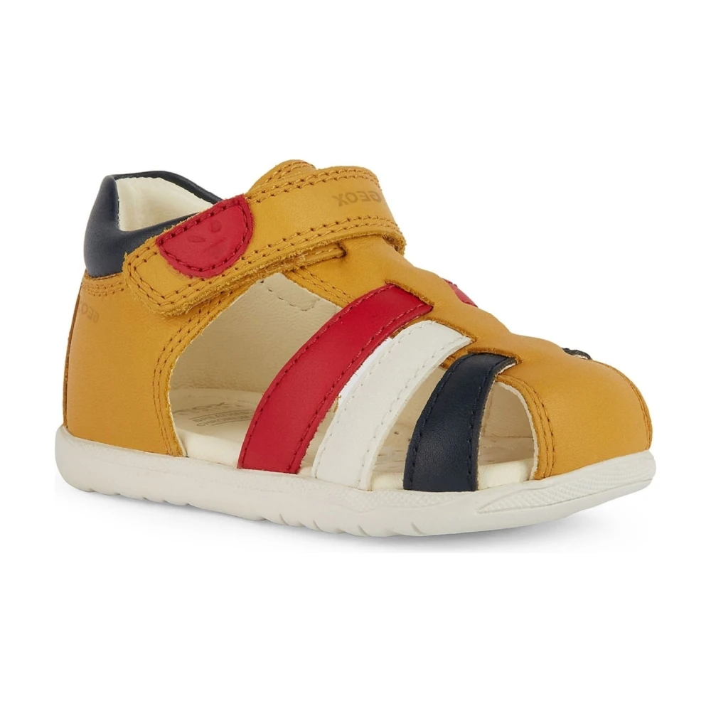 Geox Boys Yellow Cow Leather Sandals - Kids Sandals - 21 Eu - Kids