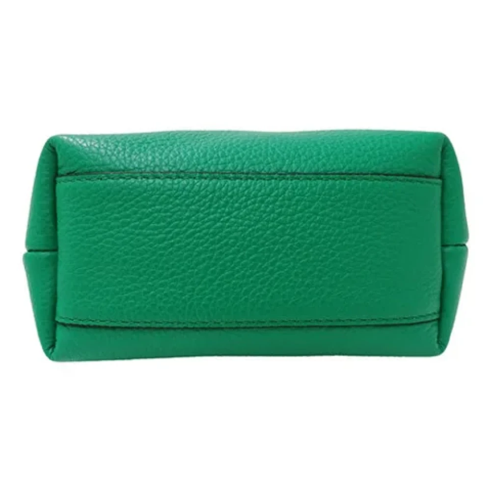 Salvatore Ferragamo Pre-owned Leather handbags Green Dames