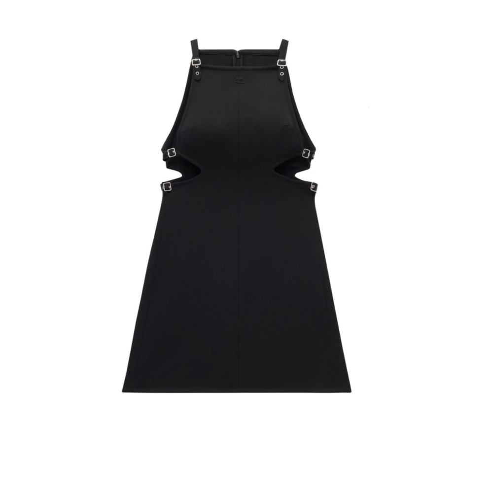 Courrèges Maxi Dresses Black Dames