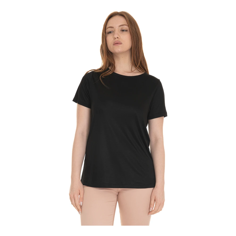 Fay - Tops > T-Shirts - Black - Fay - Modalova