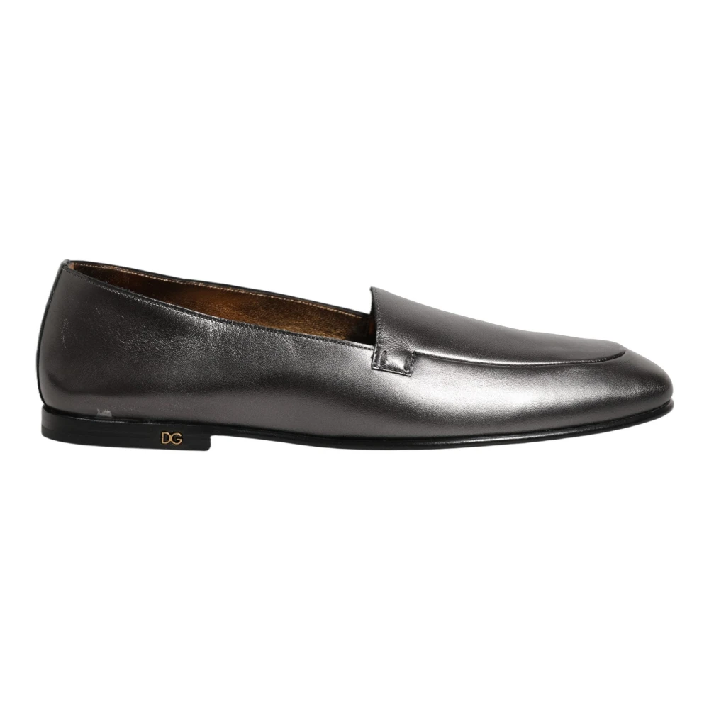 Dolce & Gabbana Men's Gray Loafers Casual Shoes - Loafers - 8 Uk - Shoes