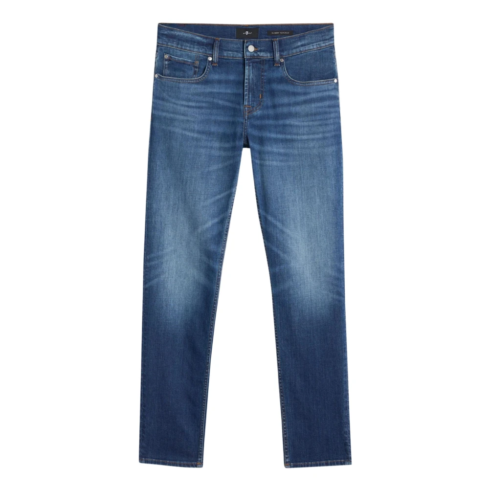 7 For All Mankind Slim-Fit Jeans - Male - Slim Fit Jeans - Blue - W34 - Jeans